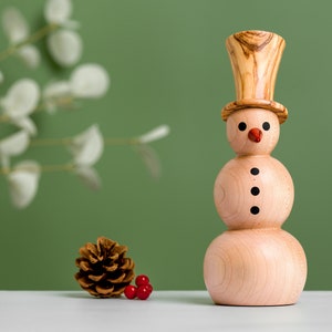 Handmade Christmas Snowman Ornament image 1
