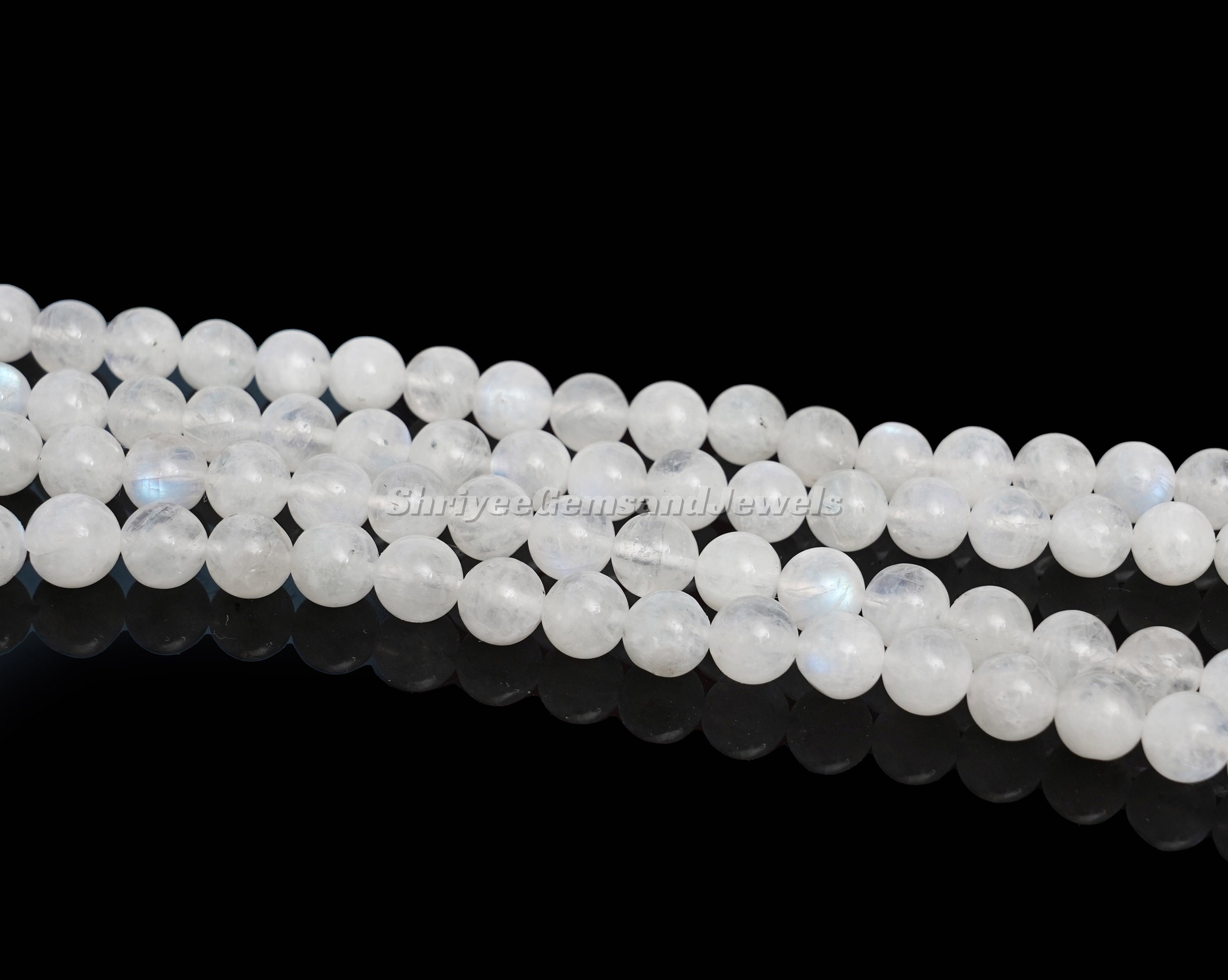 Natuurlijke AAA Witte Maansteen 108 Mala Ketting| Maansteen Mala|108
