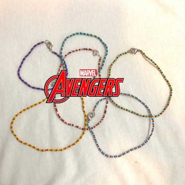 Marvel Avengers Original Six Character Inspired Necklaces