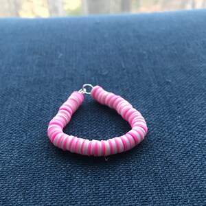 clay bead bracelet blue and purple｜TikTok Search