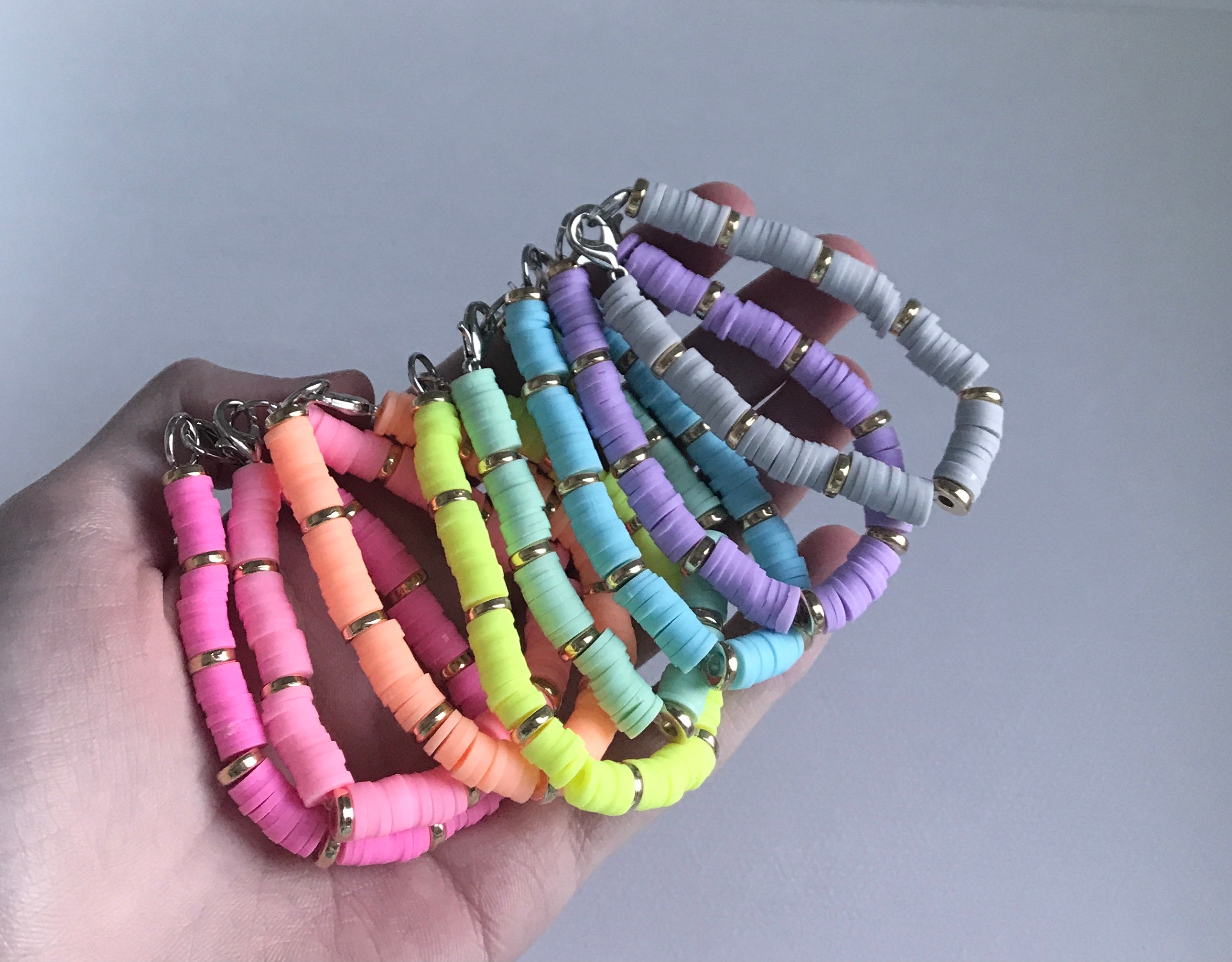 pastel color bracelet