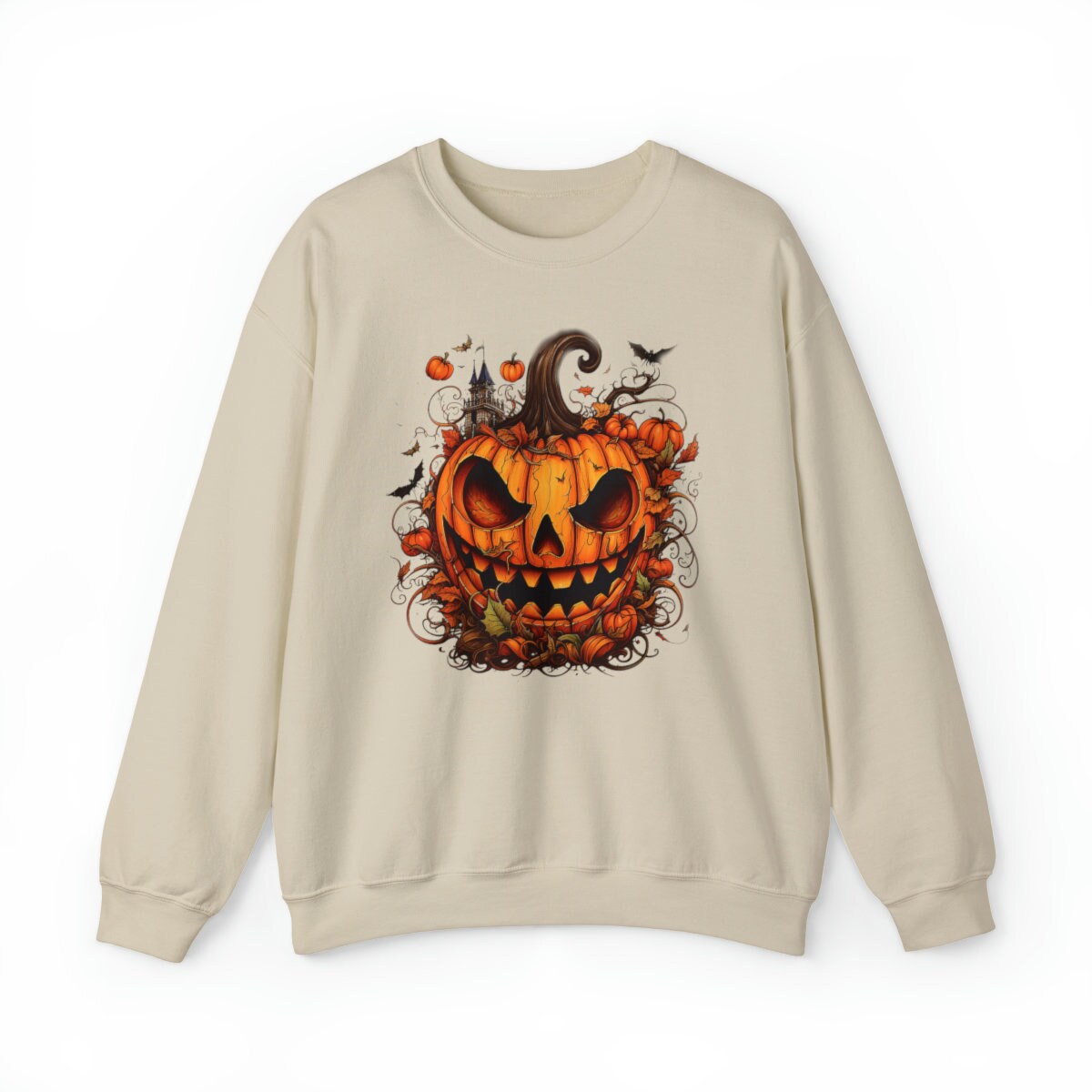 Scary Halloween Pumpkin Head Shirt Lantern Costume main image 1