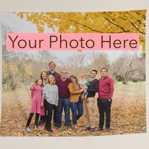 Custom Tapestry, Custom Wall Tapestry, Custom Tapestry from your Photo, Personalized Gift, Personalized Christmas Gift, Family Gift