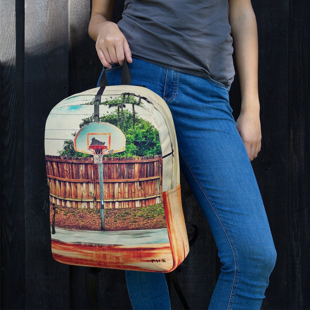 Retro 90s Basketball Court Packpack™ - Etsy display picture 1