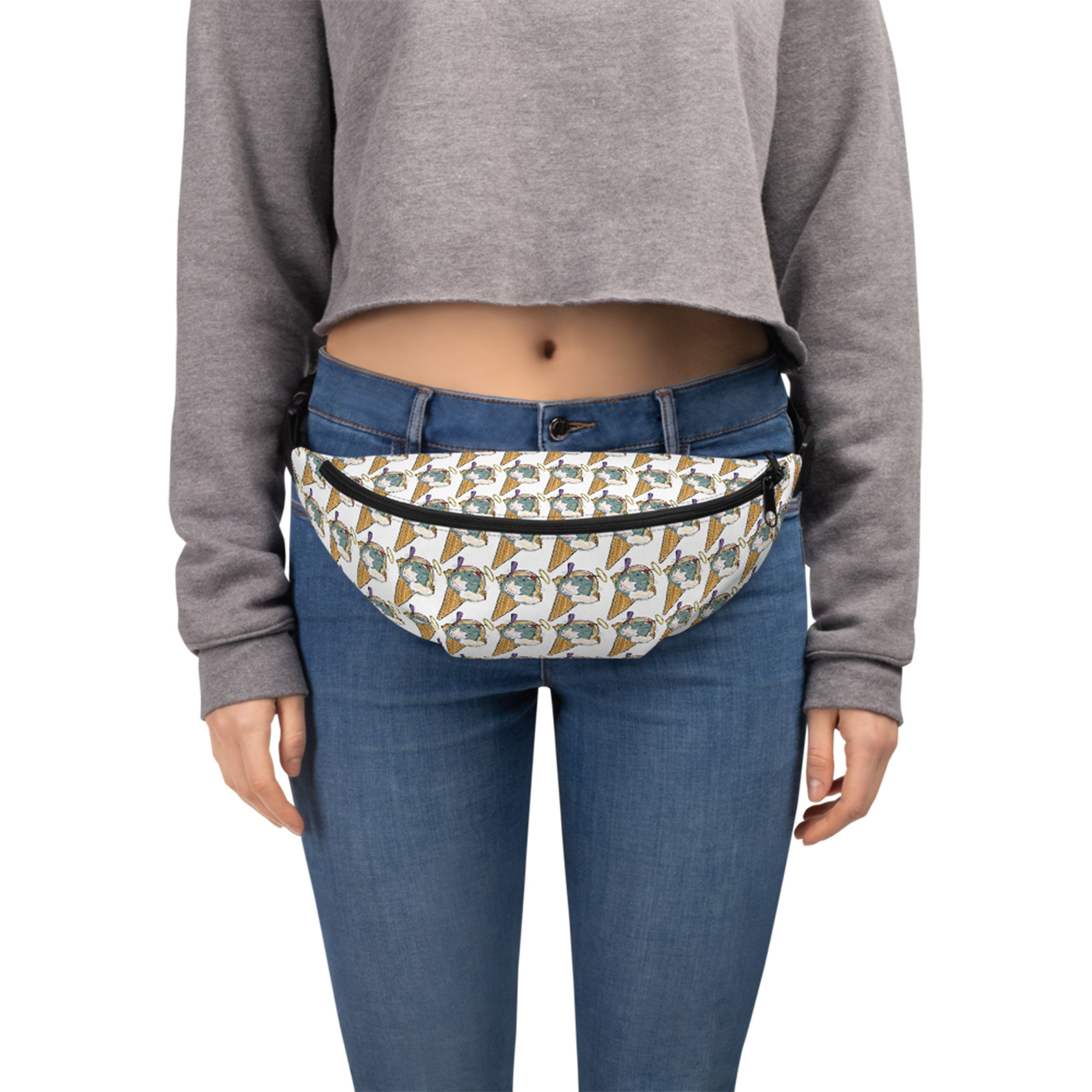 PACK Creative Kitty Ice Cream Fanny Pack Etsy