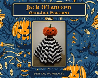 Jack O'Lantern Lovey Häkelanleitung, digitaler Download