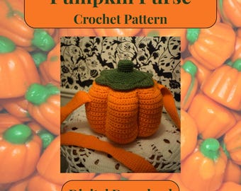 Pumpkin Purse Crochet Pattern (Digital Download)