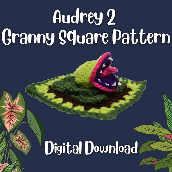Audrey 2 Granny Square Pattern Digital Download
