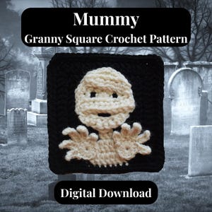 Patrón de crochet para momia y abuela (descarga digital)