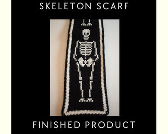 Skeleton Scarf, Finished Product