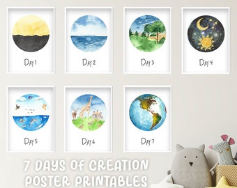 Days of Creation Poster Printables