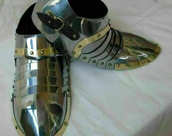 Medieval Vintage Viking Sabatons Set Suit of Armor Shoes Reenactment 