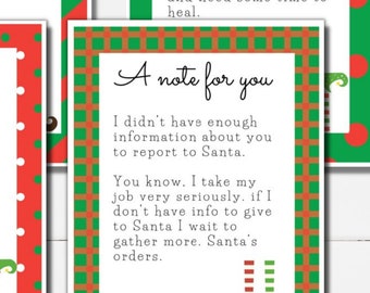 Elf didn't move letter - Etsy España