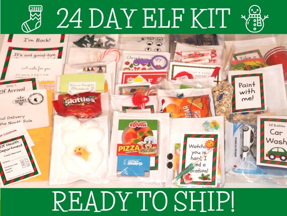 Elf Kit 24 day Elf Kit Christmas Elf Kit Elf Accessories