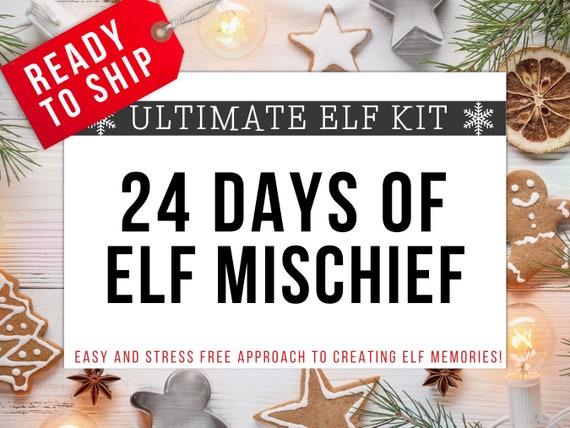 Elf Kit 24 Day Elf Kit Christmas Elf Kit Elf Accessories