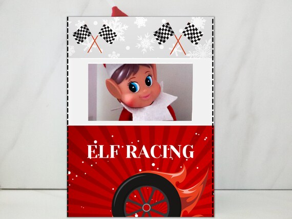 Elf Race Cars Prop Scene Printable Instant Printable - Etsy Finland