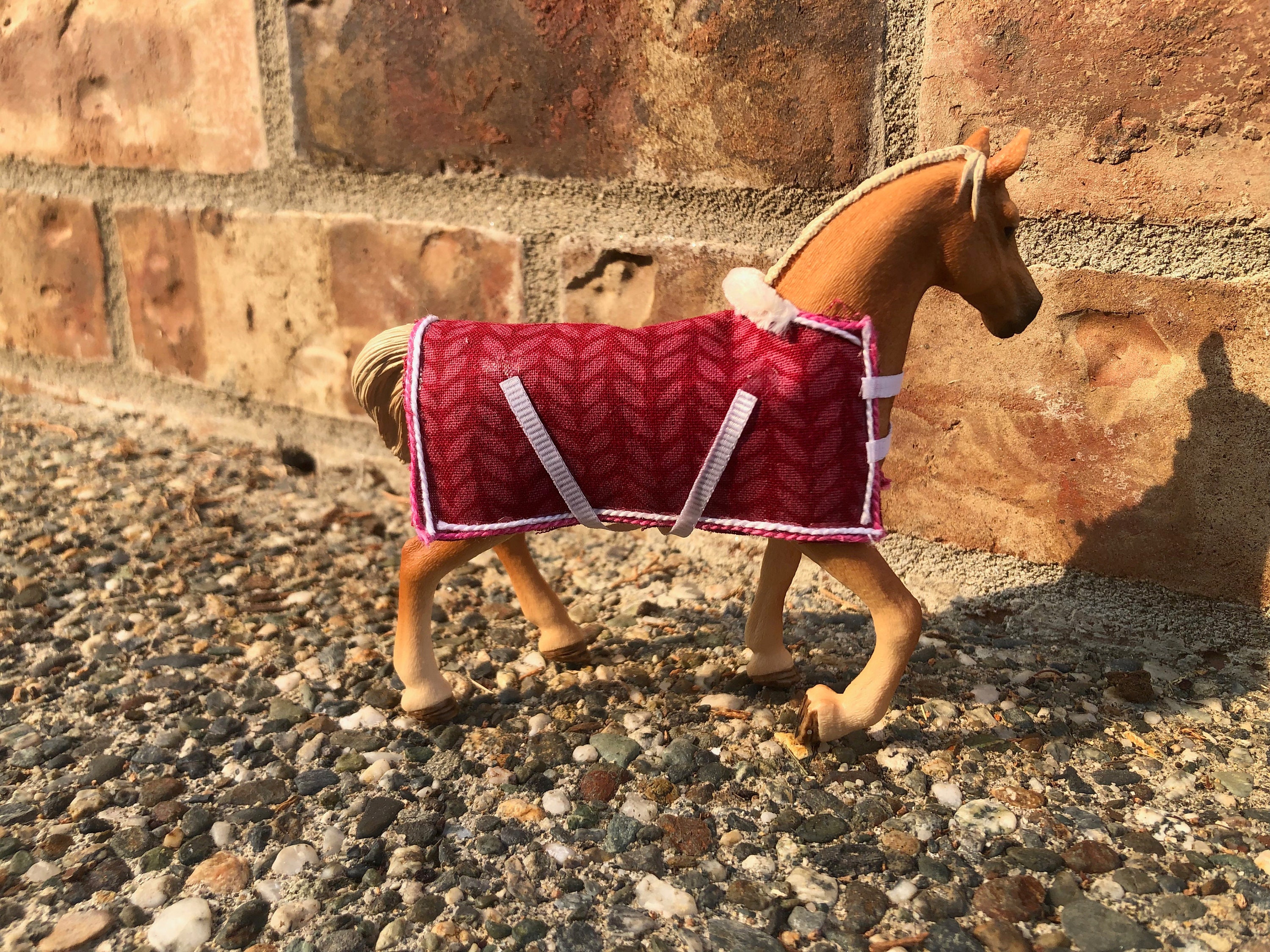 Schleich Horse Blanket Pink Leaf Pattern Etsy
