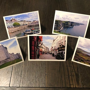 Tarjetas de Irlanda - Notas de viaje - Fotos de Irlanda - Tarjetas fotográficas de viaje - Tarjetas irlandesas - Juego de tarjetas de notas