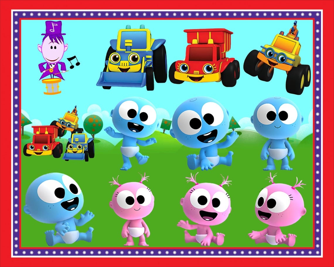 36 BabyFirst TV Birthday Party Png GooGoo 123 Race and | Etsy