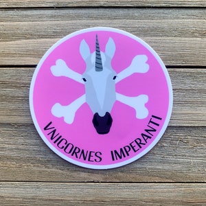 VNICORNES IMPERANT! vinyl sticker || Trials of Apollo inspired