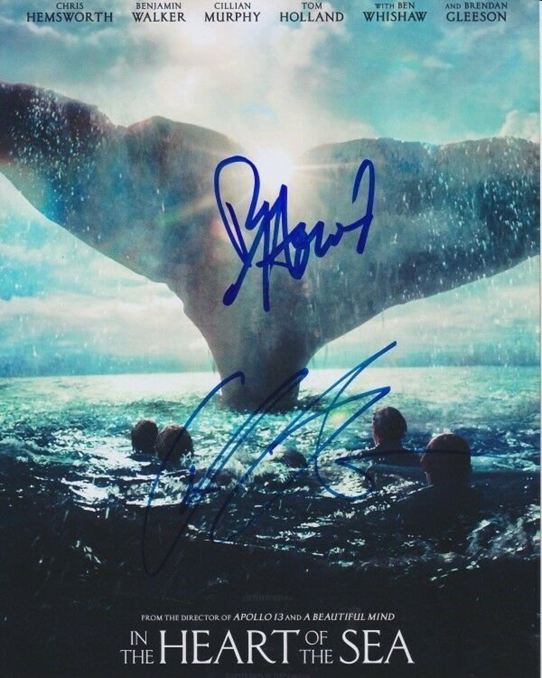 Chris Hemsworth and Ron Howard Signed in the Heart of the Sea 8x10 ...