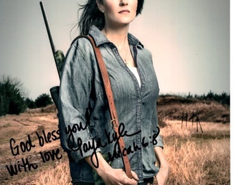 Taya Kyle signed autographed 8x10 photo ( widow of Chris ) GREAT CONTENT