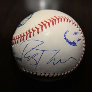 Rob Thomas signed autographed rawlings baseball