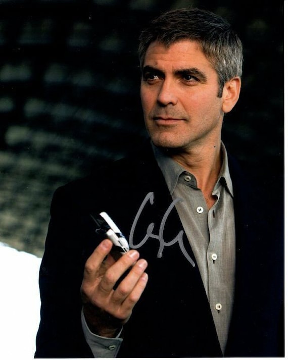 ジョージ・クルーニーのサイン入り8x10写真 - Etsy 日本