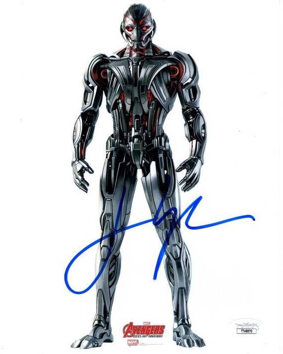 ジェームズ・スペイダーのサイン入り 8x10 アベンジャーズ エイジ