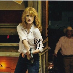 Jessica Chastain firmada autografiada 8x10 texas killing fields pam stall photo