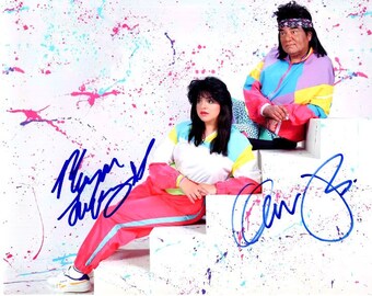 George and Mayan Lopez signed autographed 8x10 Lopez vs. Lopez photo