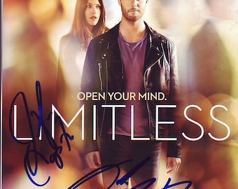 Jake McDorman and Jennifer Carpenter autographed 8x10 limitless brian and rebecca photo