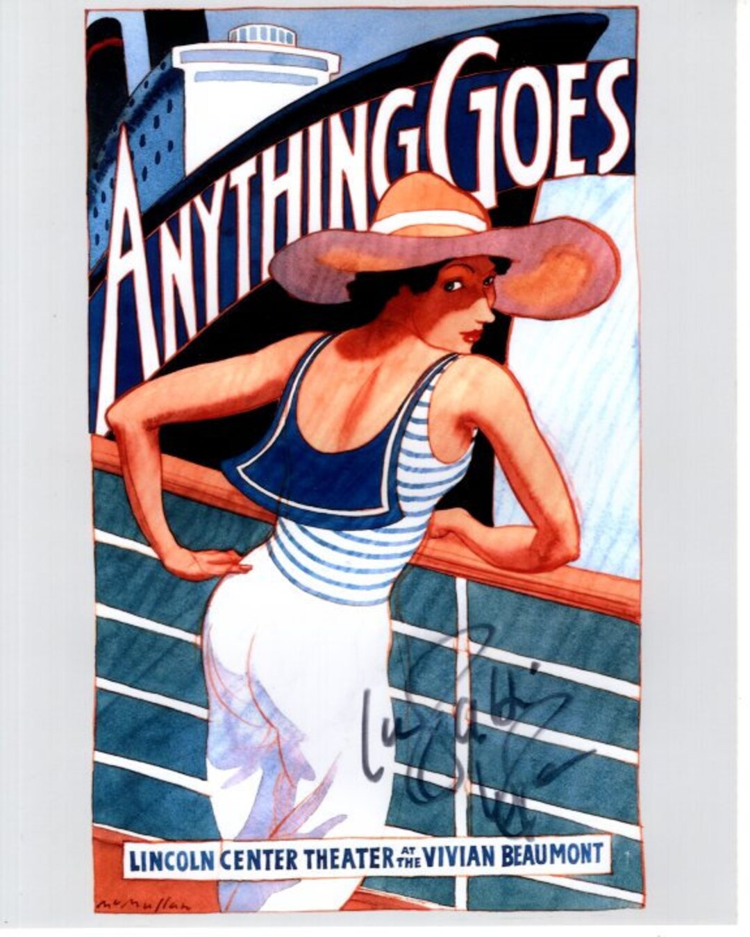 Patti Lupone Signed Autographed 8x10 Anything Goes Reno Sweeney Photo ...