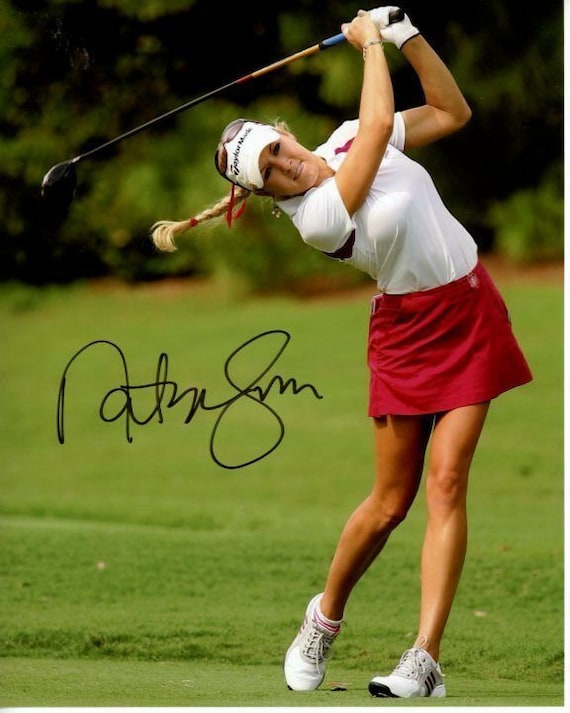 ナタリー・ガルビスのサイン入り 8x10 LPGA ゴルフ写真 - Etsy 日本