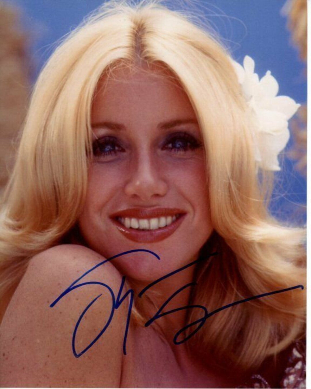 Suzanne Somers Signed Autographed 8x10 Three's Company Chrissy