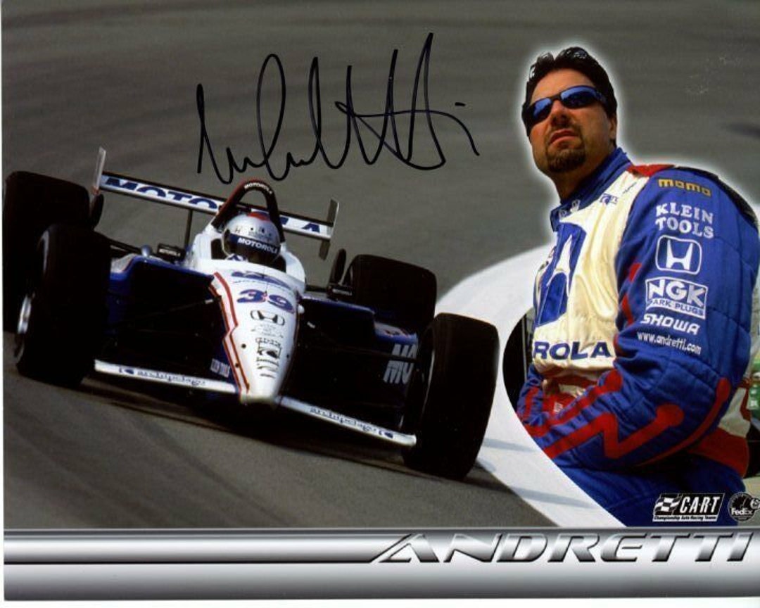 Michael Andretti Signed Autographed 8x10 Indy Photo - Etsy