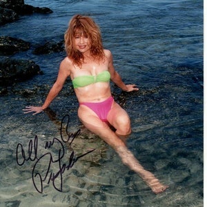 Pia Zadora signed autographed 8x10 sexy bikini photo