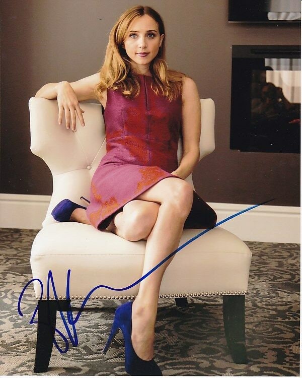 ゾーイ・カザン直筆サイン入り超大型写真…Zoe Kazan ZOE KAZAN SEXY SIGNED THE BIG SICK SHE SAID 8x10 PHOTO B w