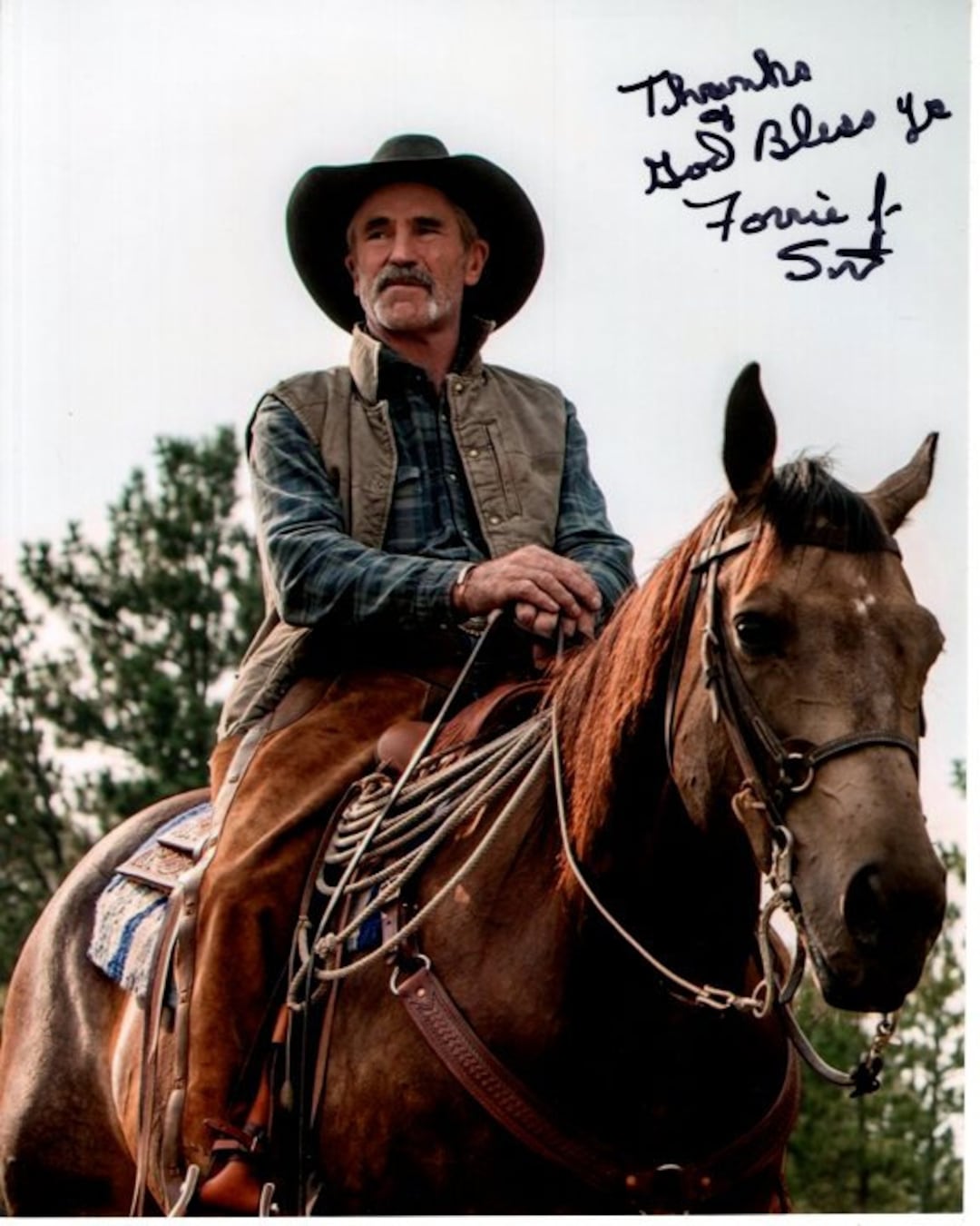 Forrie J. Smith Signed Autographed 8x10 Yellowstone Lloyd Pierce Photo(04)
