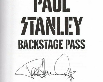 ポール・スタンレーのサイン入り初版本キス - Etsy 日本