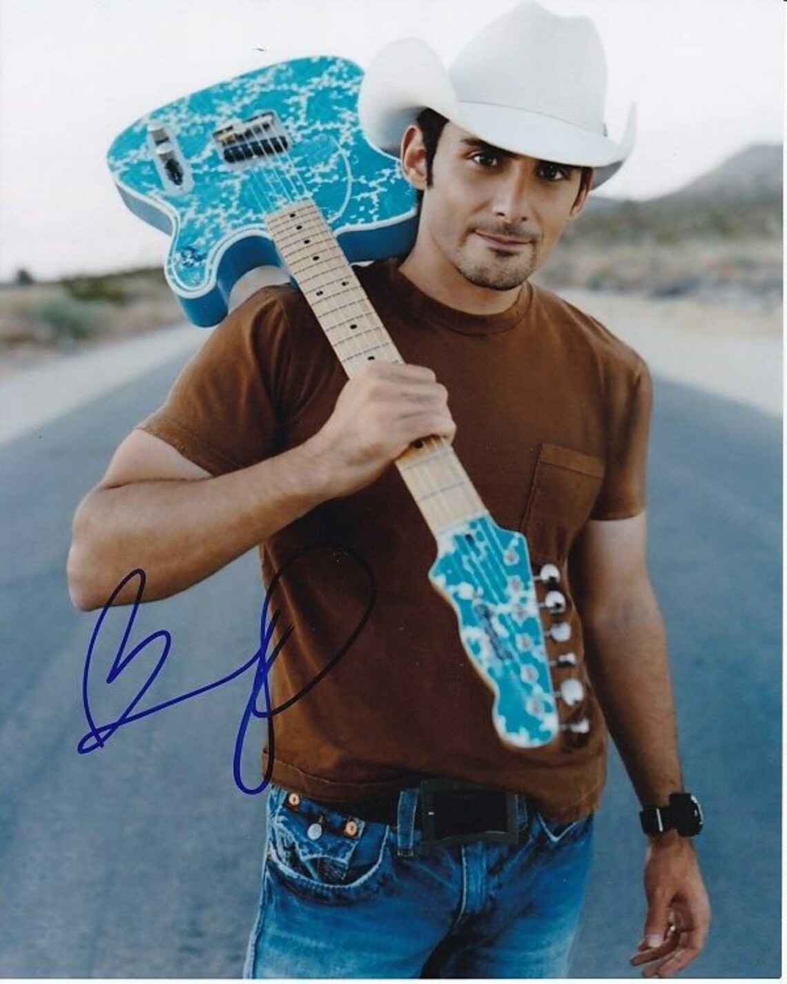 Brad Paisley Signed Autographed 8x10 Photo - Etsy