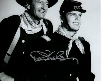Patrick Wayne signed autographed 8x10 the searchers w/ john photo