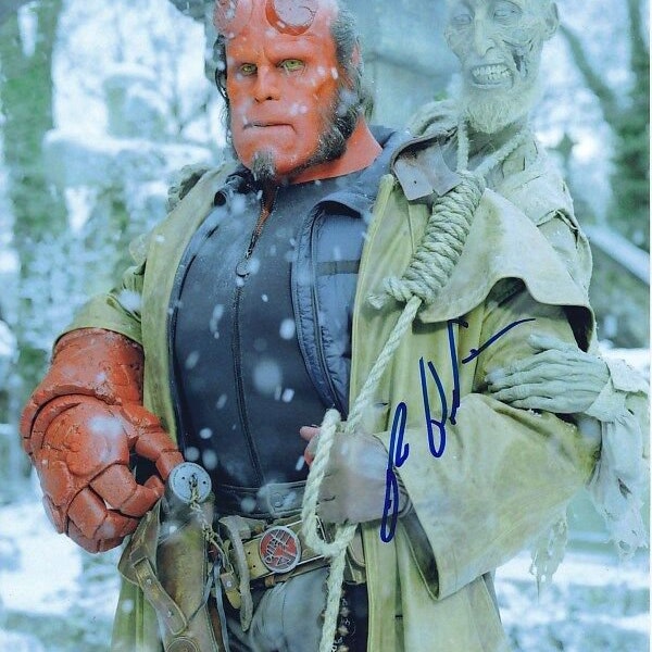 Ron Perlman signed autographed 8x10 hellboy photo