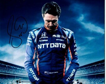 Scott Dixon signed autographed 8x10 born racer indy race car diver photo