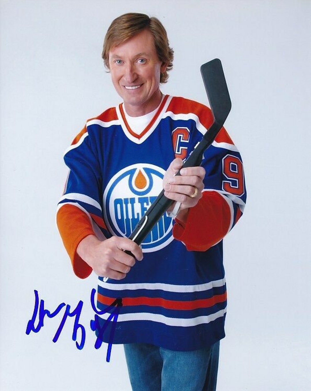 Wayne Gretzky signed autographed Jersey Edmonton Oilers Beckett