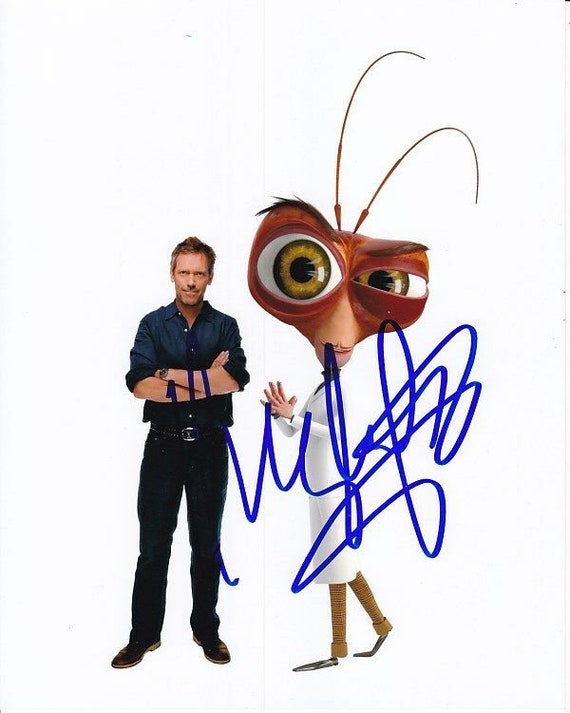 Hugh Laurie Signed Autographed 8x10 Monsters Vs. Aliens Dr. Cockroach Photo  - Etsy