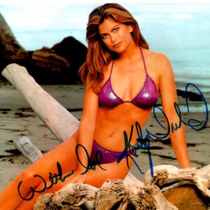 Kathy Ireland signed autographed 8x10 Sexy Bikini photo