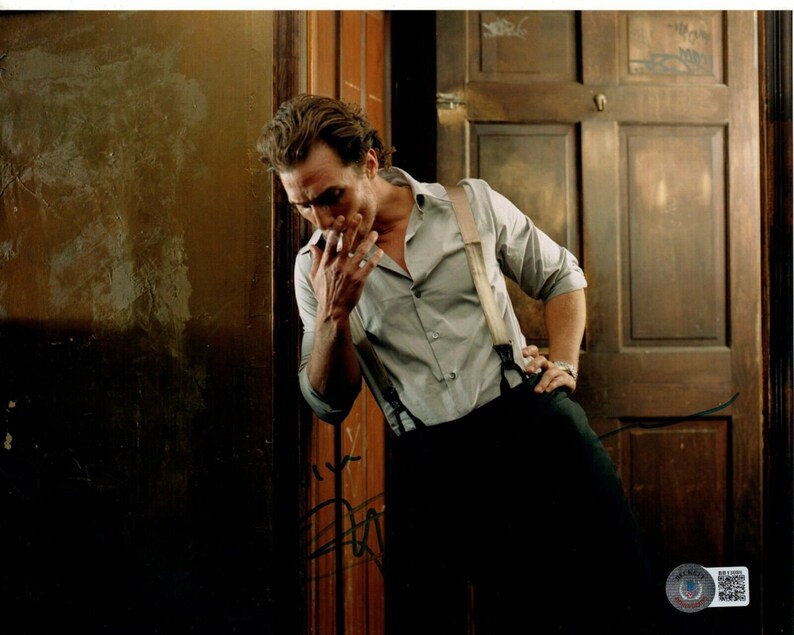 Matthew McConaughey signed 8x10 photo beckett bas image 2