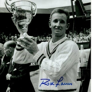 Rod Laver signed autographed 8x10 tennis photo