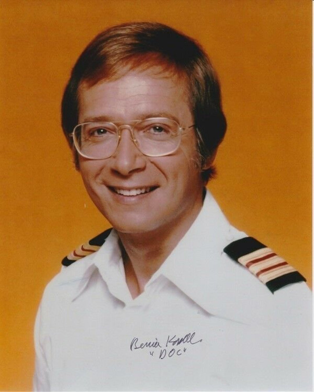 Bernie Kopell Signed Autographed 8x10 the Love Boat Dr. Adam Doc